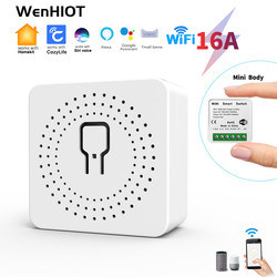 DIY MINI Homekit Modulo de retransmisión de botones de cambio de pared Modificador Trabajar con tuya aplicación wifi soporte de función de control de voz