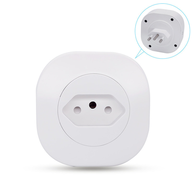 Zócalo elegante estándar 16A 220V 127V 50Hz del piso del Brasil de la toma de corriente del zócalo de Tuya WIFI Smart