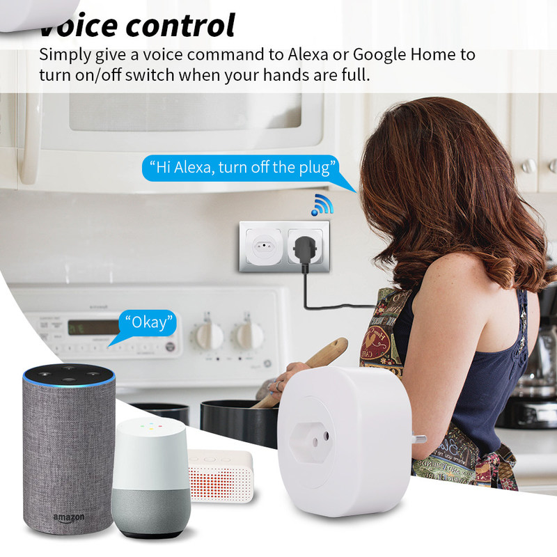 Zócalo elegante estándar 16A 220V 127V 50Hz del piso del Brasil de la toma de corriente del zócalo de Tuya WIFI Smart
