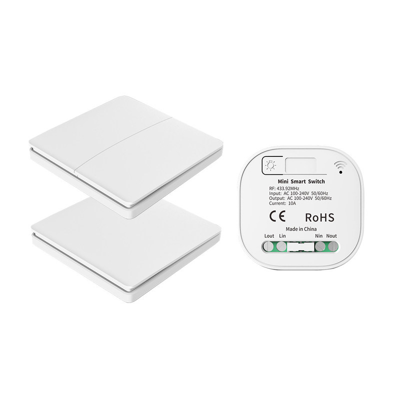 tipo inalámbrico interruptor de la luz remoto autopropulsado del interruptor 86 de la pared 16A de la prenda impermeable