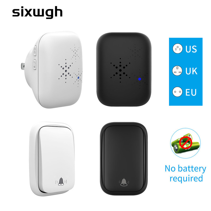 UE inalámbrica Reino Unido de Ring Doorbell los E.E.U.U. de la llamada al aire libre ningún timbre impermeable autopropulsado de conexión los 300M