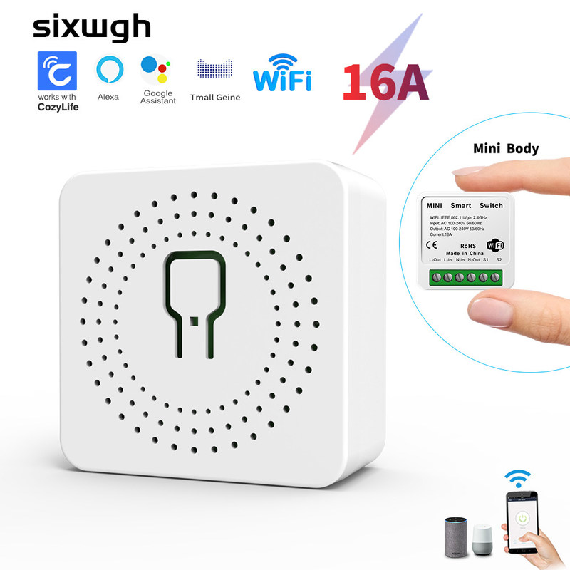 tuya wifi Aplicación de tiempo de inicio Smart Switch Socket WiFi Smart Switch Interruptor Inteligente soporte de relé de control de voz