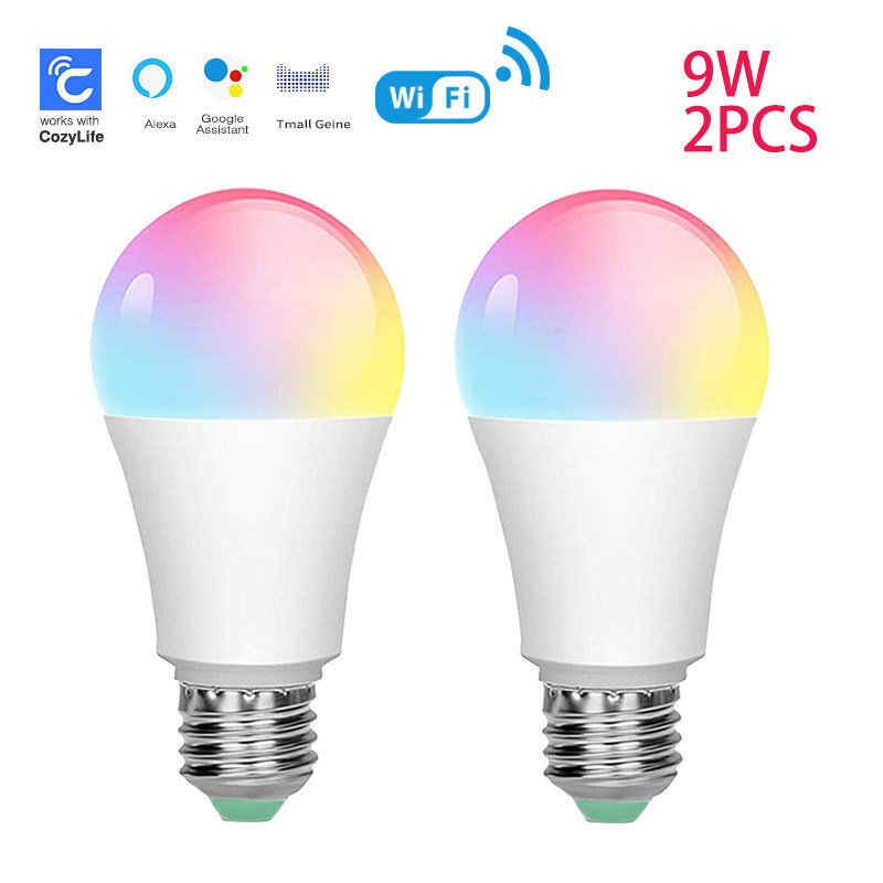 Bulbo LED inteligente Wifi de ahorro de energía - Luz de color blanco - Bulbo de lámpara conveniente