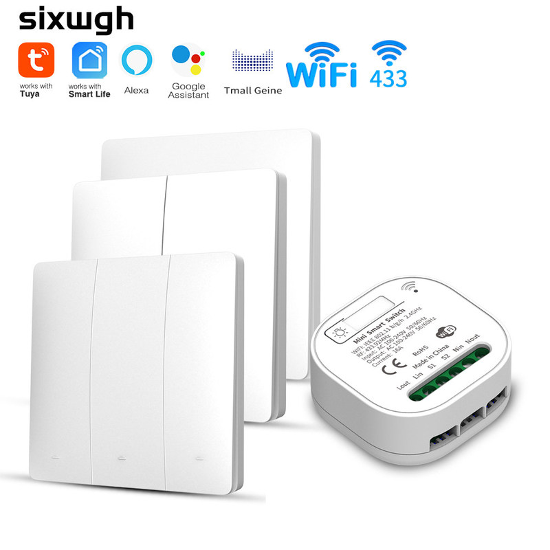 uno mismo dominante Homekit de Wifi tres teledirigidos inalámbricos del interruptor 2.4GHz en apagado el interruptor