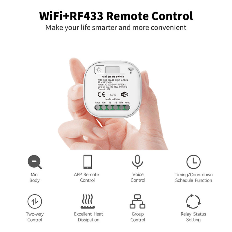 uno mismo dominante Homekit de Wifi tres teledirigidos inalámbricos del interruptor 2.4GHz en apagado el interruptor