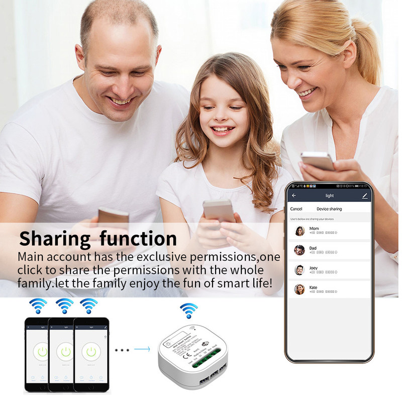 uno mismo dominante Homekit de Wifi tres teledirigidos inalámbricos del interruptor 2.4GHz en apagado el interruptor