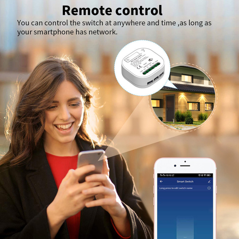 uno mismo dominante Homekit de Wifi tres teledirigidos inalámbricos del interruptor 2.4GHz en apagado el interruptor