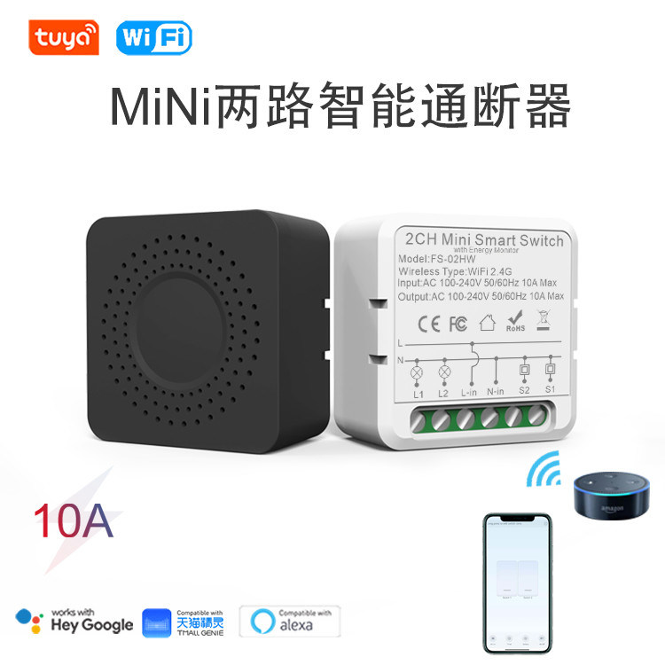 Conmutadores inteligentes wifi Control remoto y de voz con programación y automatización, monitoreo de energía, fácil instalación y configuración,