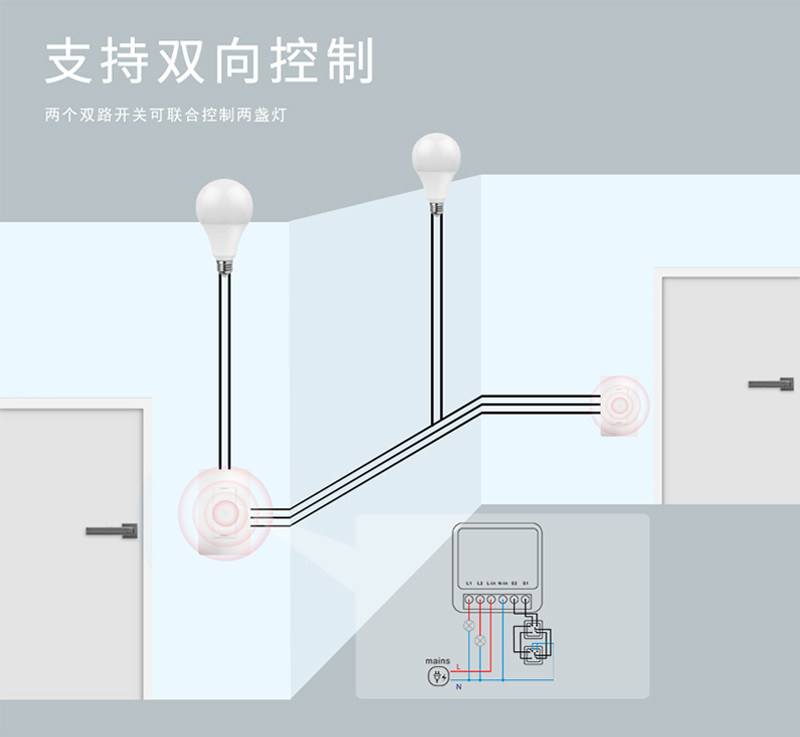 Conmutadores inteligentes wifi Control remoto y de voz con programación y automatización, monitoreo de energía, fácil instalación y configuración,