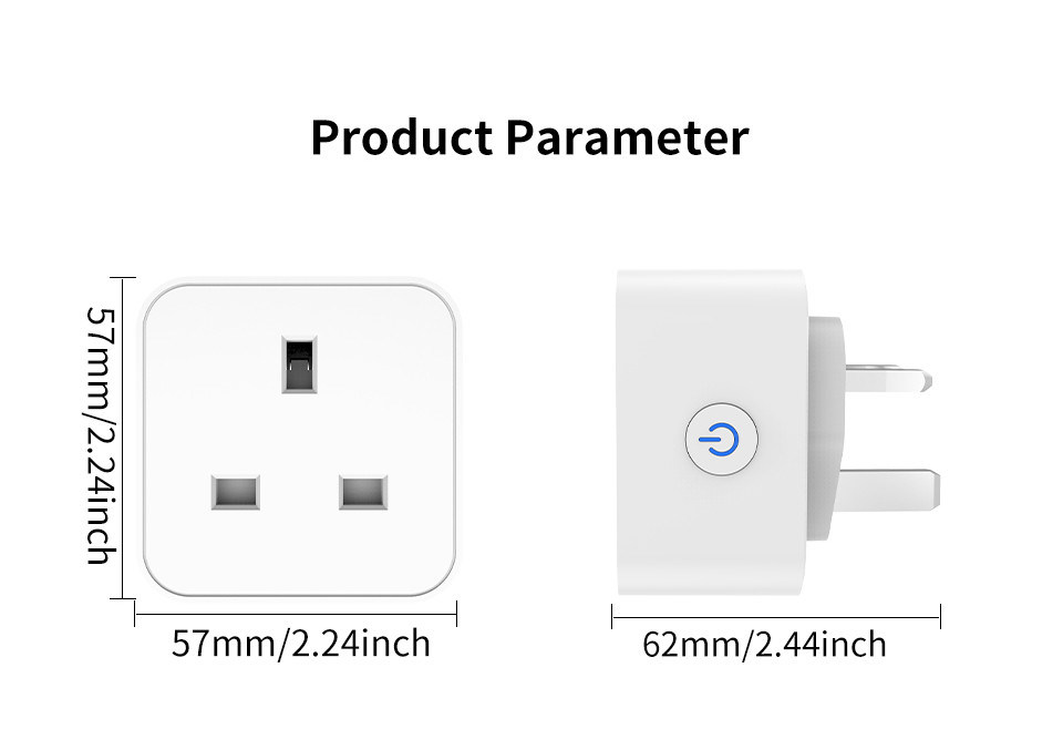 tuya wifi conexión inteligente conector de control remoto y de voz con funciones de programación y automatización soporte de control de voz Alexa