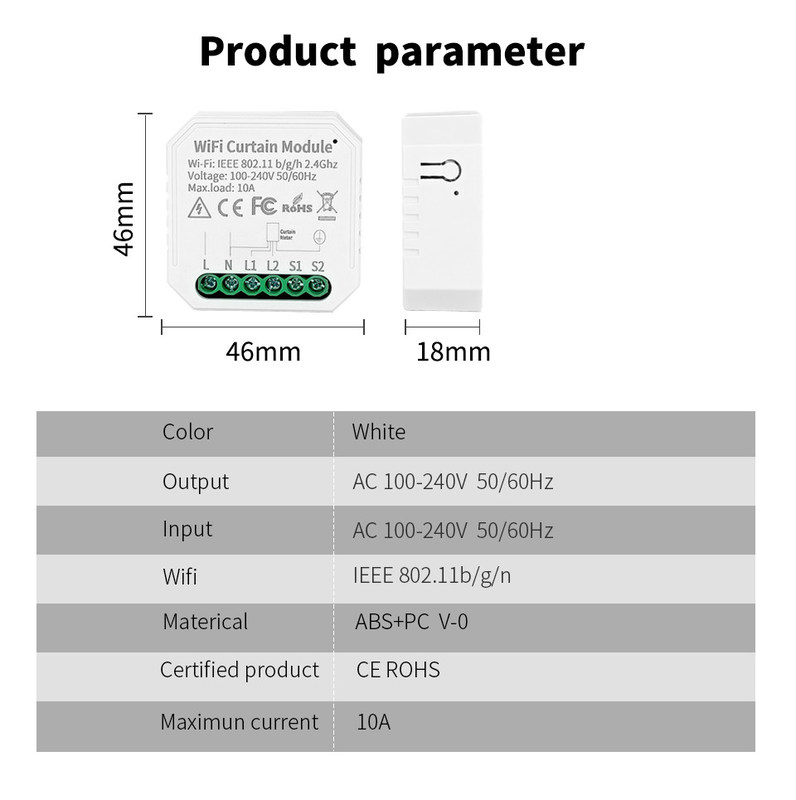 Interruptores inteligentes wifi Control remoto y de voz con programación y automatización, monitoreo de energía, fácil instalación y configuración