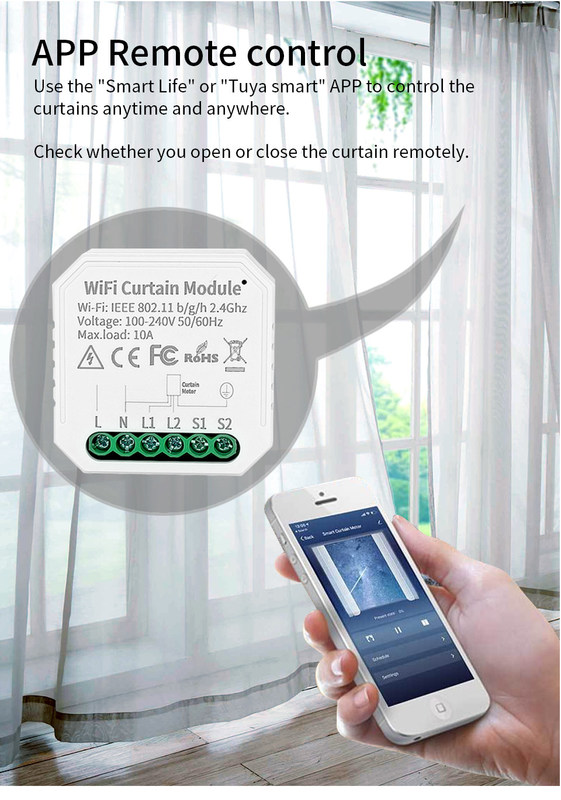 Interruptores inteligentes wifi Control remoto y de voz con programación y automatización, monitoreo de energía, fácil instalación y configuración