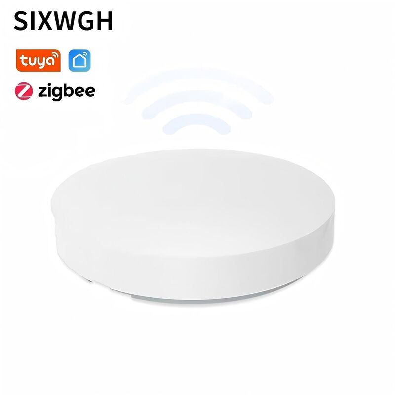 SIXWGH Tuya ZigBee Smart Button Switch Control remoto inalámbrico de una llave controlador multi-escenas compatible con Android Smart Home