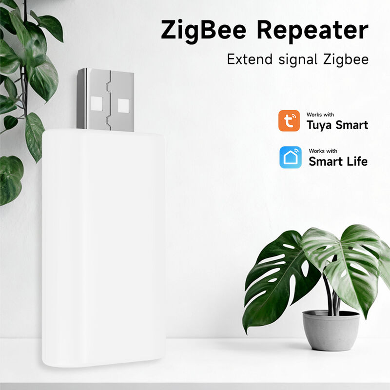Repetidor Extensor Amplificador de Señal Zigbee SIXWGH Tuya Smart Gateway USB Plug & Play Extiende Rango 20-30m Red Mesh para Hogares Grandes