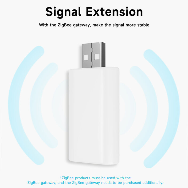 Repetidor Extensor Amplificador de Señal Zigbee SIXWGH Tuya Smart Gateway USB Plug & Play Extiende Rango 20-30m Red Mesh para Hogares Grandes