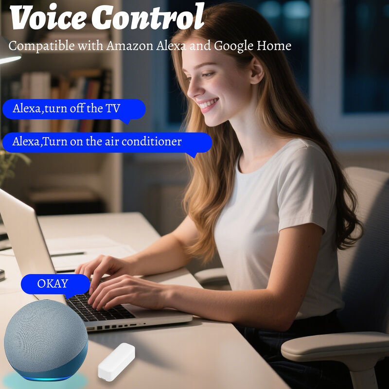 Control remoto IR inteligente de fábrica SIXWGH, control por aplicación Tuya, funciona con batería, diseño giratorio, logotipo personalizado OEM disponible