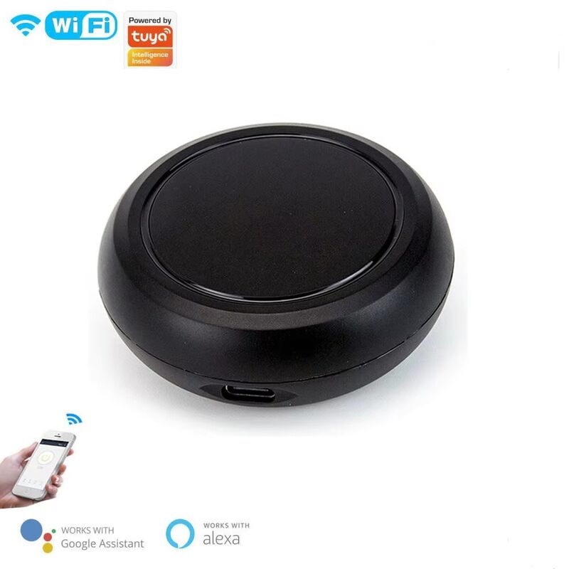 SIXWGH Smart WiFi IR RF Universal Control remoto todo en uno Hub para TV AC Cortina de luz Trabaja con AlexaGoogle Home VoiceControl