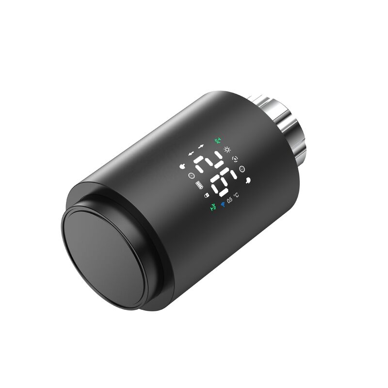 SIXWGH Zigbee 3.0 Válvula Termostática Inteligente para Radiador (TRV) Compatible con Alexa/Google Assistant y App Tuya, Programable Inalámbrica Semanal para Calefacción