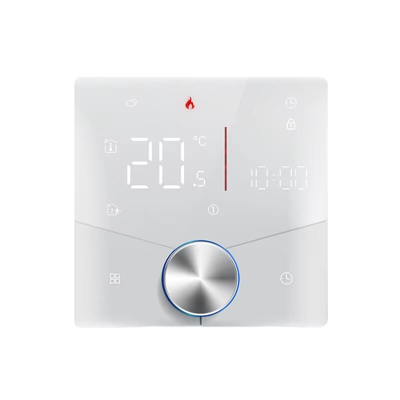 SIXWGH Tuya Smart WiFi Termostato calefacción eléctrica APP Control Asistente de voz compatible con el modo de ahorro de energía bloqueo infantil alto