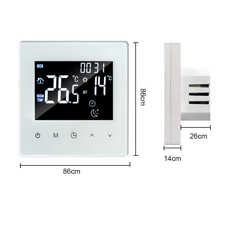 Controlador termostático de calefacción por suelo WiFi inteligente con control de voz, APP, pantalla LED para uso doméstico y comercial
