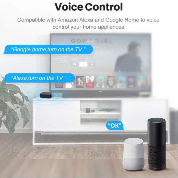 SIXWGH Tuya Smart Pilota US/EU/PL Alexa Google Home Compatible 360° Cobertura FCC Ertified Zigbee Inteligente IR Control remoto 5V WiFi