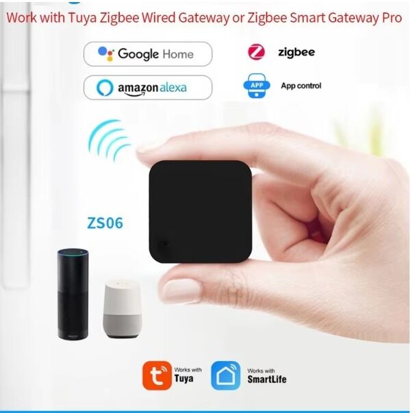 SIXWGH Tuya Smart Pilota US/EU/PL Alexa Google Home Compatible 360° Cobertura FCC Ertified Zigbee Inteligente IR Control remoto 5V WiFi