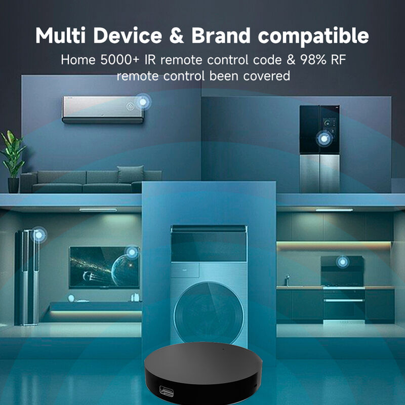 SIXWGH Universal Smart Remote Control Wi-Fi IR + RF Alexa Google Control de voz en el hogar 433/315MHz para la aplicación de vida inteligente de TV Fan Tuya