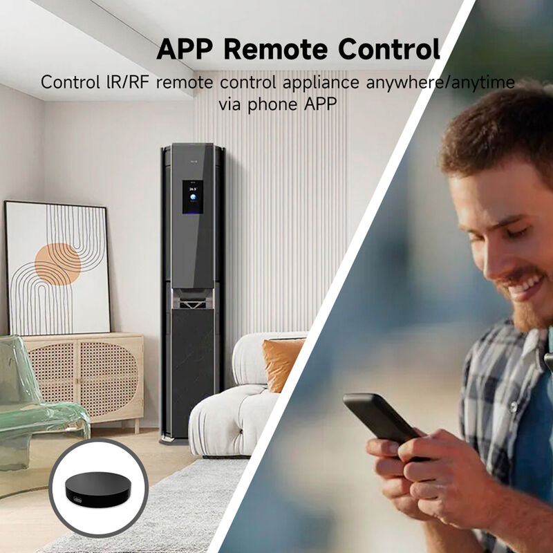 SIXWGH Universal Smart Remote Control Wi-Fi IR + RF Alexa Google Control de voz en el hogar 433/315MHz para la aplicación de vida inteligente de TV Fan Tuya