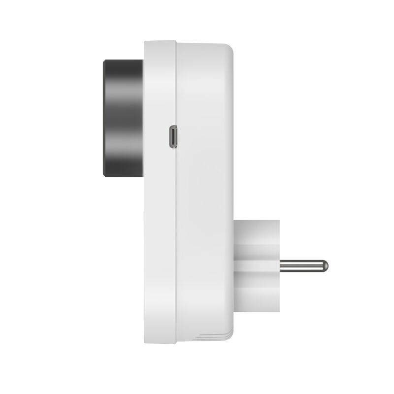 Controlador de Temperatura Inteligente de Doble Modo 16A 100-240V con Conectividad Alexa/WiFi, Perilla LED, Alarma de Temperatura para Enchufe de Corriente