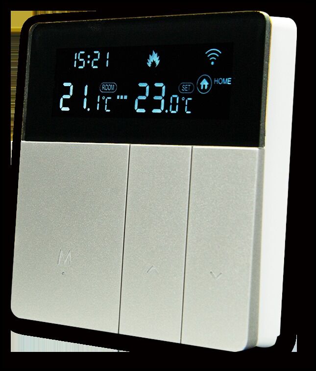 SIXWGH Smart WiFi Thermostat Tuya App Control de voz 16A Control de temperatura programable de carga LCD para hoteles de piso eléctrico