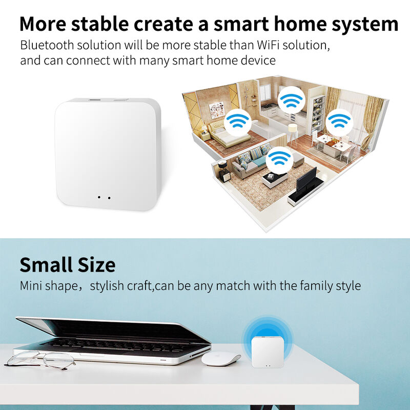 SIXWHG Tuya Smart Life Alexa Smart Home Gateway Hub Multifuncional Control de inteligencia de toda la casa para dispositivos Zigbee Bluetooth