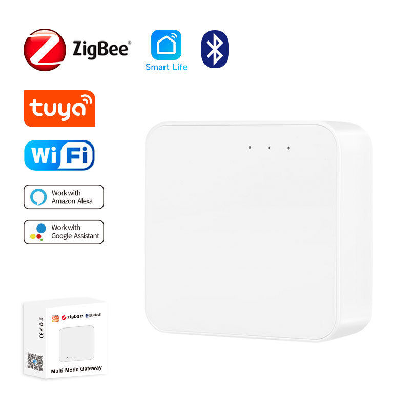 SXIWGH Puerta de enlace multimodo al por mayor ZigBee 3.0 para Blue Tooth WiFi Hub Centro de control de hogar inteligente Compatible Tuya Google Home