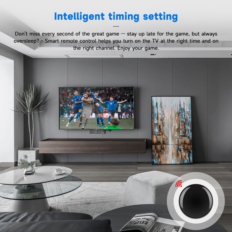 Tuya ZigBee Smart IR Remote Control Universal Infrared Blaster with DIY Learning Function, 360° Coverage, Voice Control, Works with Alexa & Google Home (Requires Tuya Wired ZigBee Gateway)