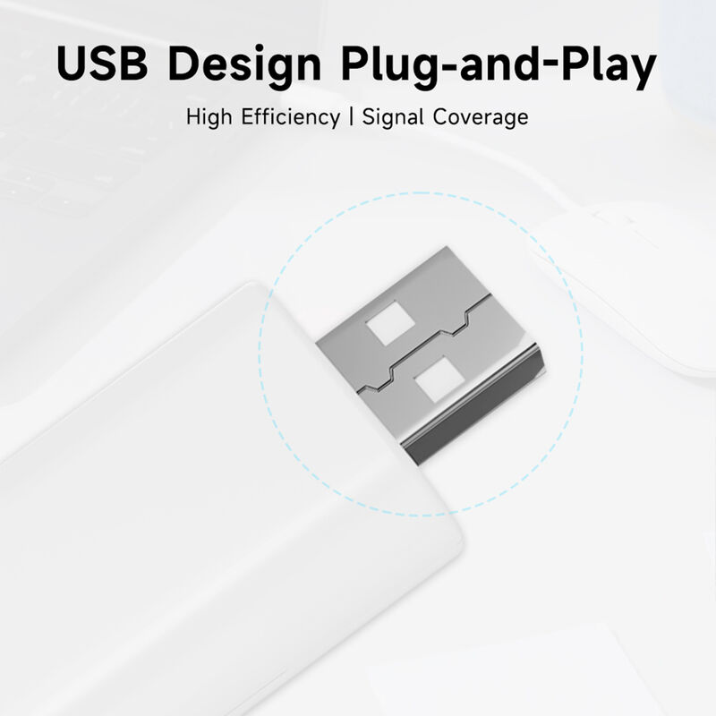 Tuya ZigBee Signal Repeater, USB Plug-and-Play Range Extender, 20-30m Coverage Expansion for Smart Home Devices, Compatible with Smart Life & Tuya App, Requires ZigBee Gateway
