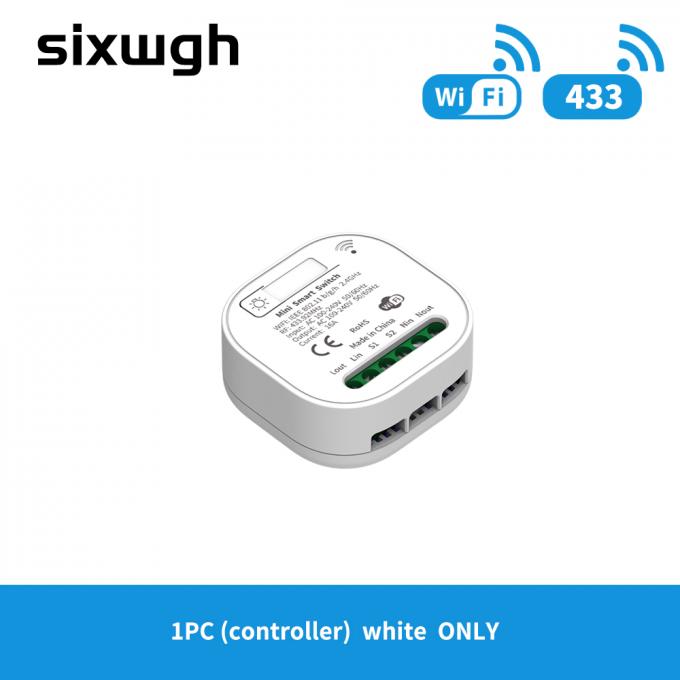 Interruptor elegante teledirigido del contador de tiempo del App de Tuya del interruptor de SIXWGH 16A WIFI 1
