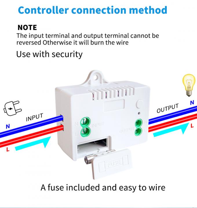 La pared inalámbrica de SIXWGH 433Mhz cambia el interruptor de la luz teledirigido impermeable autopropulsado 4