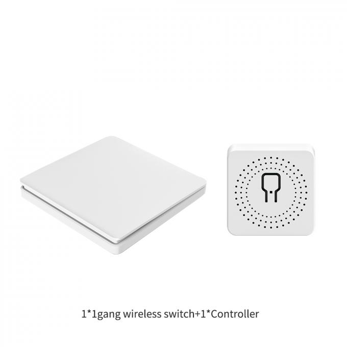 interruptor de la luz de la prenda impermeable del botón de la manera del interruptor 2 de la energía cinética de la radio de 16A 433Mhz 2