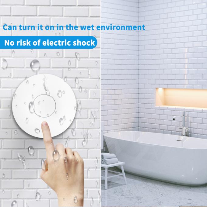 Interruptor impermeable autopropulsado de Switch Wall Light del control remoto de RF433Mhz 2