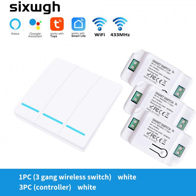 Cámara video del timbre WIFI del interruptor inalámbrico elegante de Tuya 10