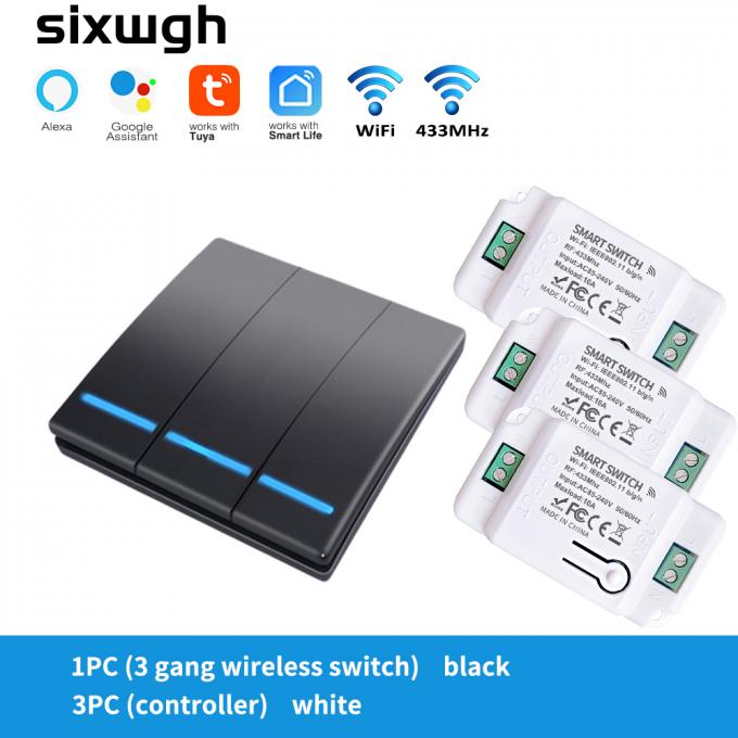 Cámara video del timbre WIFI del interruptor inalámbrico elegante de Tuya 12