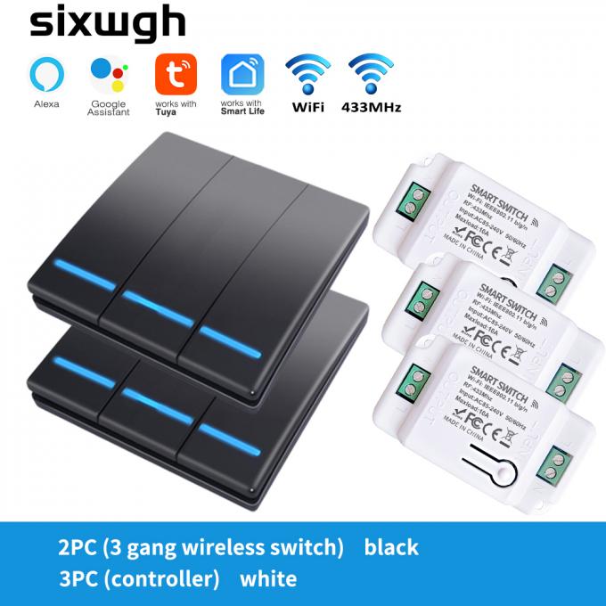 Cámara video del timbre WIFI del interruptor inalámbrico elegante de Tuya 13