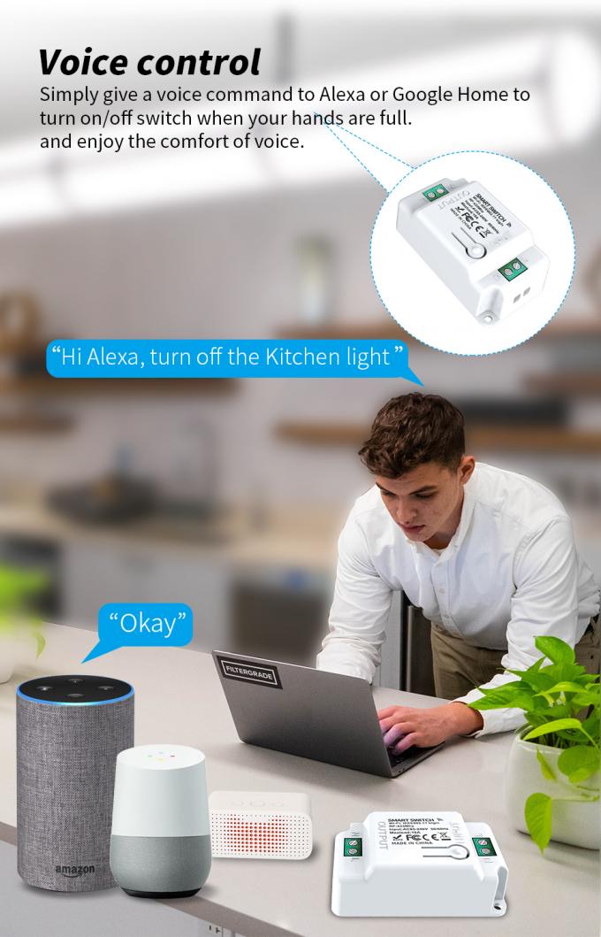 Cámara video del timbre WIFI del interruptor inalámbrico elegante de Tuya 14