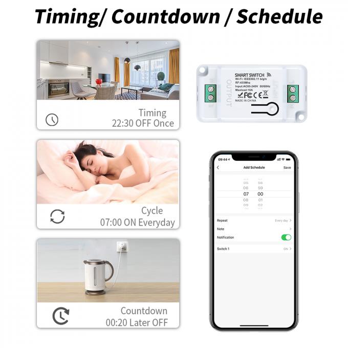 Cámara video del timbre WIFI del interruptor inalámbrico elegante de Tuya 16
