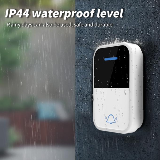 Timbre inalámbrico al aire libre Jingle Bell cinético moderno de la prenda impermeable 2