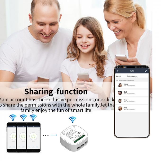 El interruptor elegante inalámbrico de Tuya fijó al control remoto Timer de WiFi 13