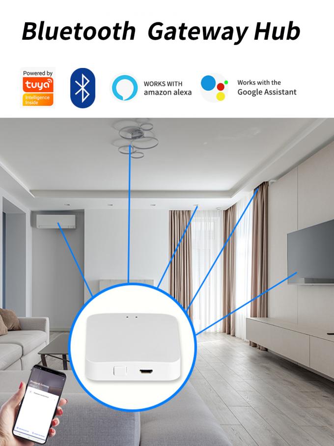Sensor elegante inalámbrico del contacto de ZigBee del Smart Home de la entrada de Bluetooth Tuya Zigbee 0